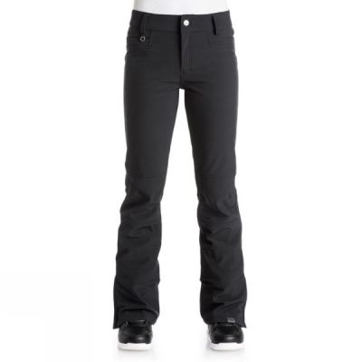 Pantalones Roxy Creek Stretch Mujer Negras - Chile PUD159743